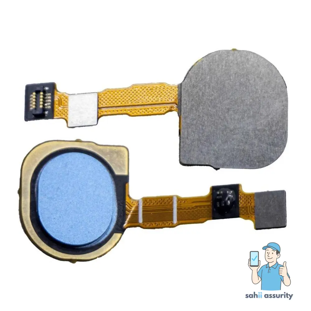 Fingerprint Sensor with Flex Cable for Samsung Galaxy M11 Blue